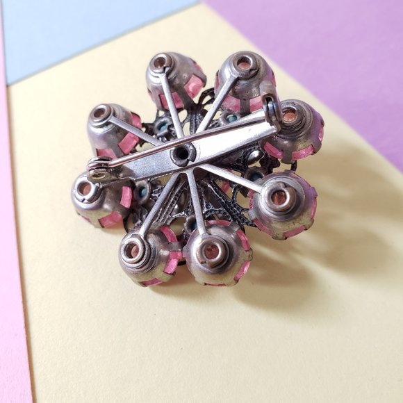 Quirky pink and blue pin! - Picture 2 of 4